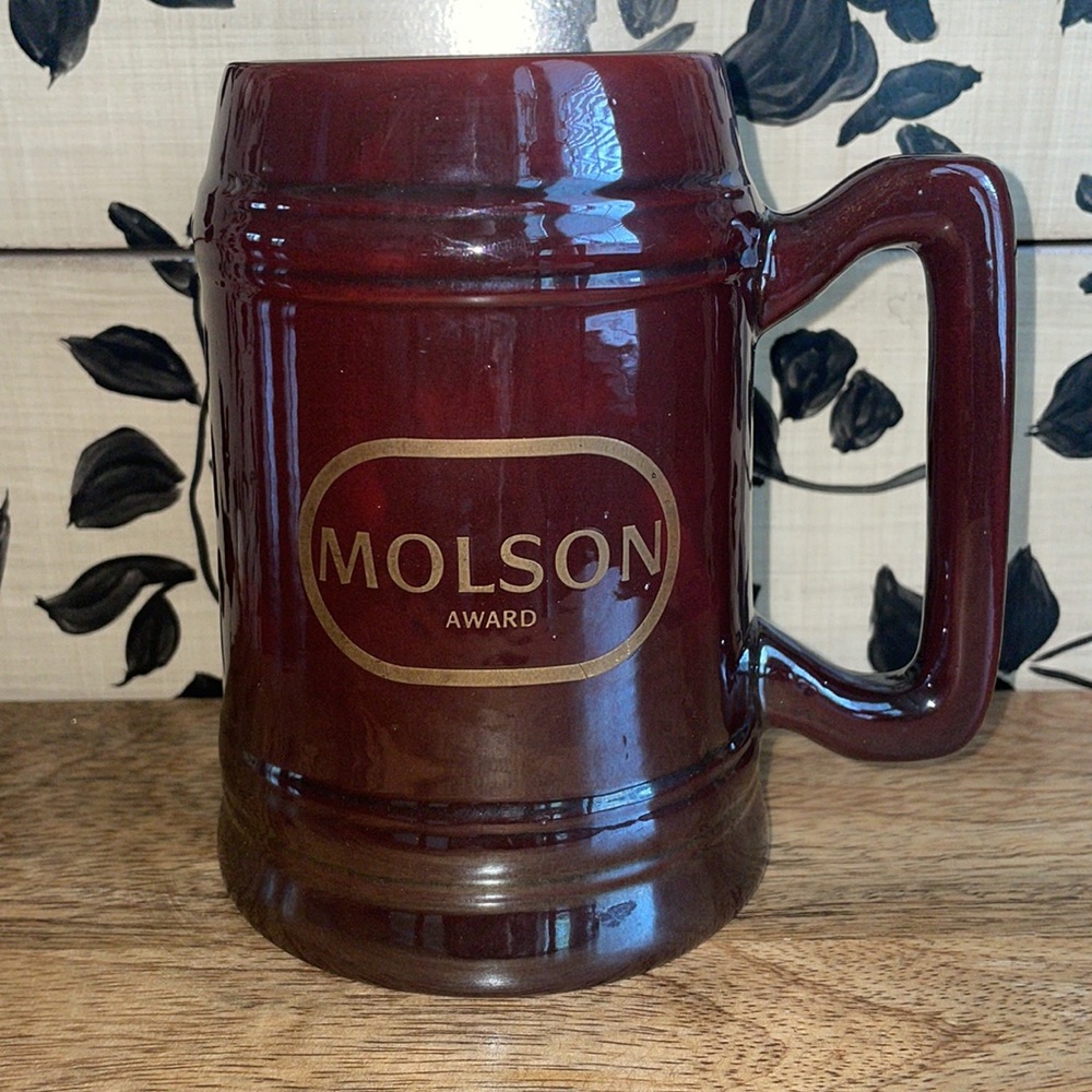 🤎MOLSON Beer Mug 5.5” tall